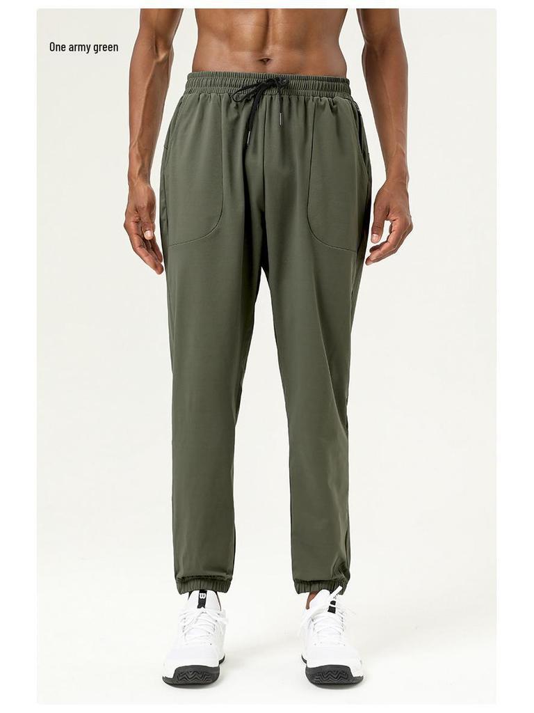 Herren Schnelltrocknende Marathon Trainingshose - Atmungsaktiv, Bündchen, Ideal für Frühling & Herbst