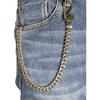 Wallet Chain Stainless Steel Heavy Duty Key Chain with Chain for Biker Trucker Motorcycle Pants Jean