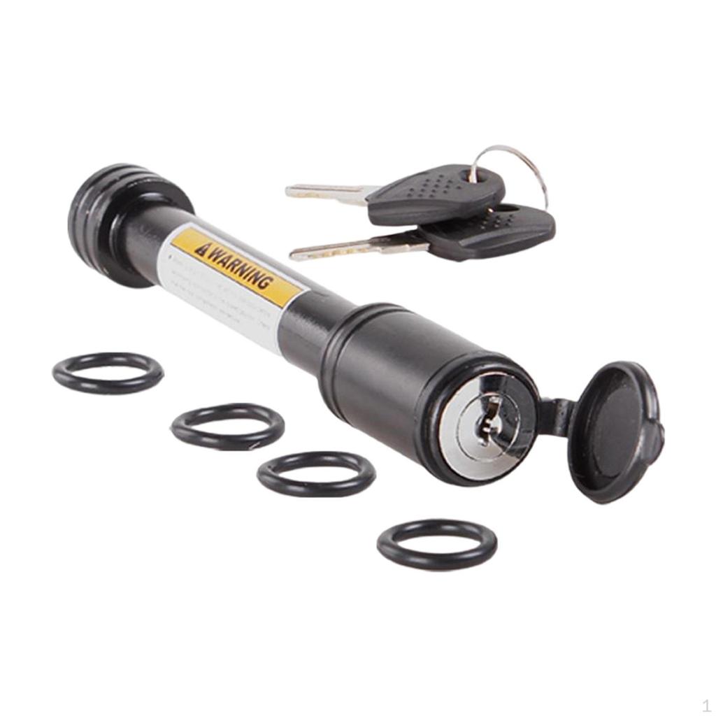 5/8 inch Trailer 2 Receive Locking for RV Trucks Car Towing Parts 4 Orings Included Accessories