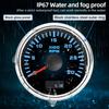 2" 52mm Tachometer 7 Color Backlight Tach Car Gauge Waterproof Digital LCD Hour Meter for Universal 12V24V Car Marine Boat Yacht