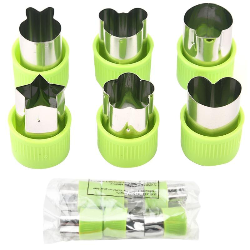 Stainless Steel Fruit Cutting Flower Mold Small Wonton Cookie Mold Vegetable Flower Cutter Butterfly Noodle Tool