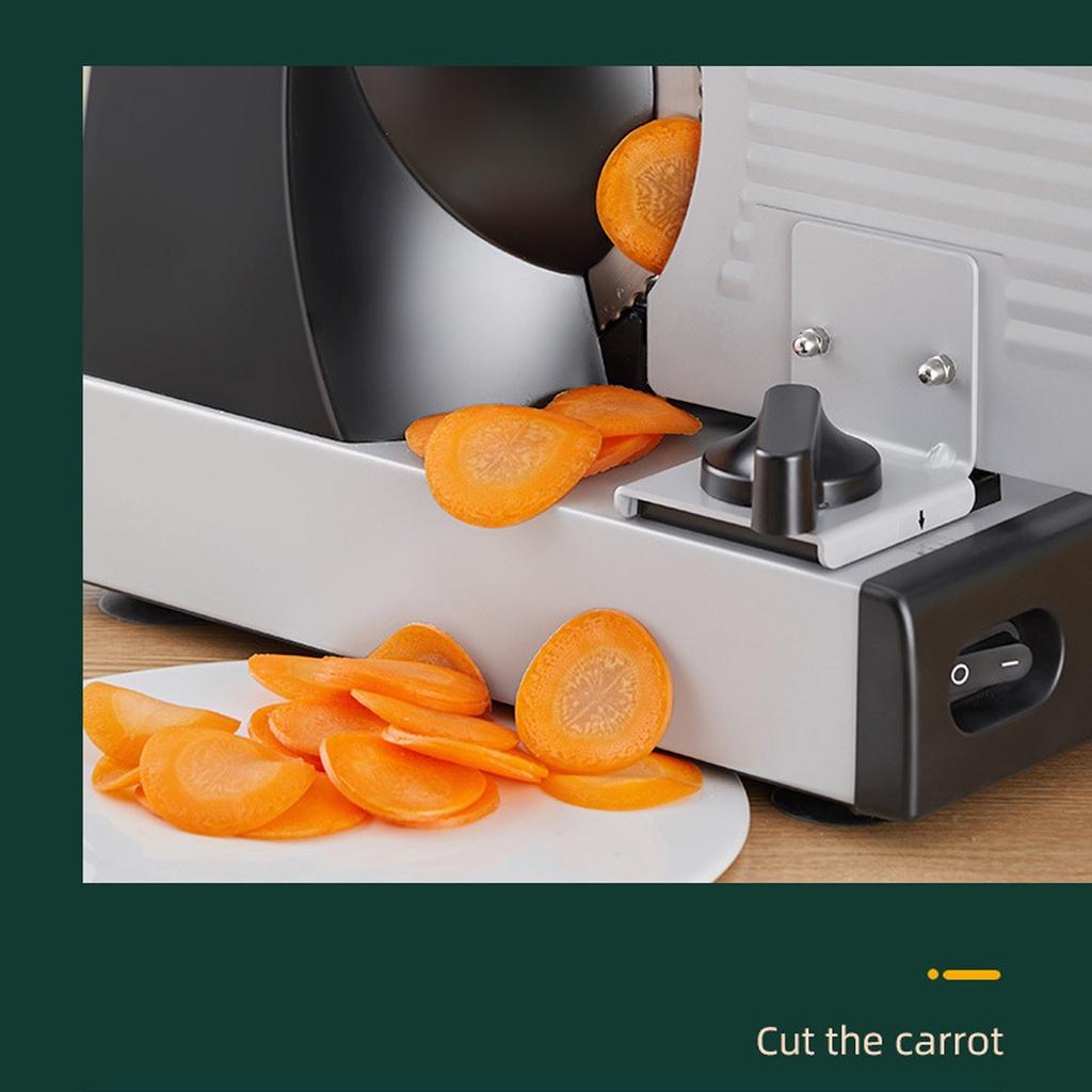 200W 7.5inch Household Meat Cutter Electric Lamb Beef Slicer Vegetable Fruit Meat Cutting Machine