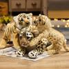 Lifelike Animals Plush Leopard Llion Tiger Toy Stuffed Soft Real Life Wild Animals Tiger Soft Doll Kids Toy Birthday Gift
