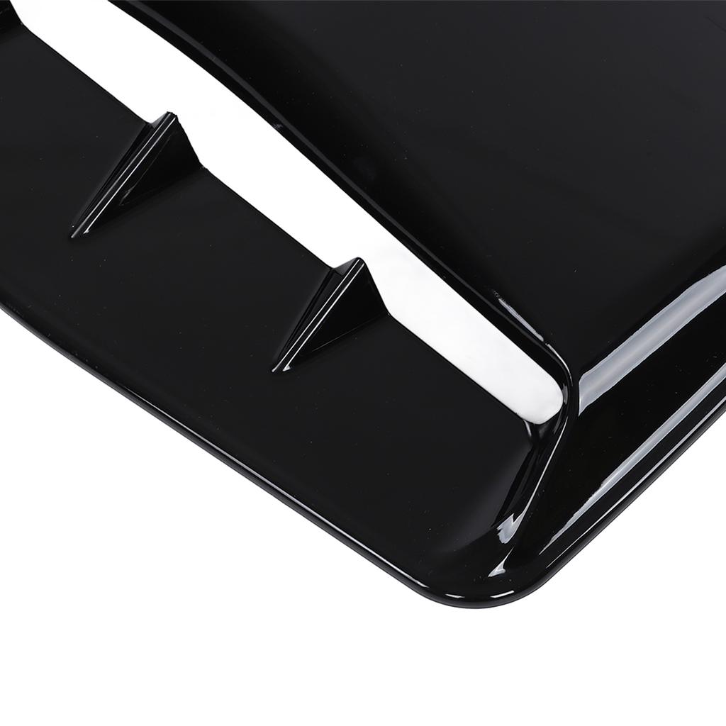 Car Hood Scoop Cowl ABS Vent Decorative Cover with Tape for Automotive Modification