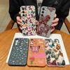 Soft Case For Samsung Galaxy A57 A37 A17 A56 A16 A55 A54 A15 A36 A26 INS Retro Butterfly Pattern Leather Texture TPU Phone Cover