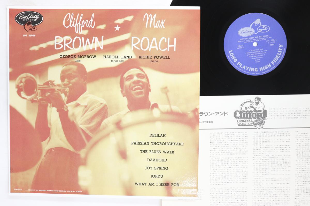 LP Record CLIFFORD BROWN  Clifford Brown And Max Roach 195J9 EMARCY 1971 Japan Jazz Used