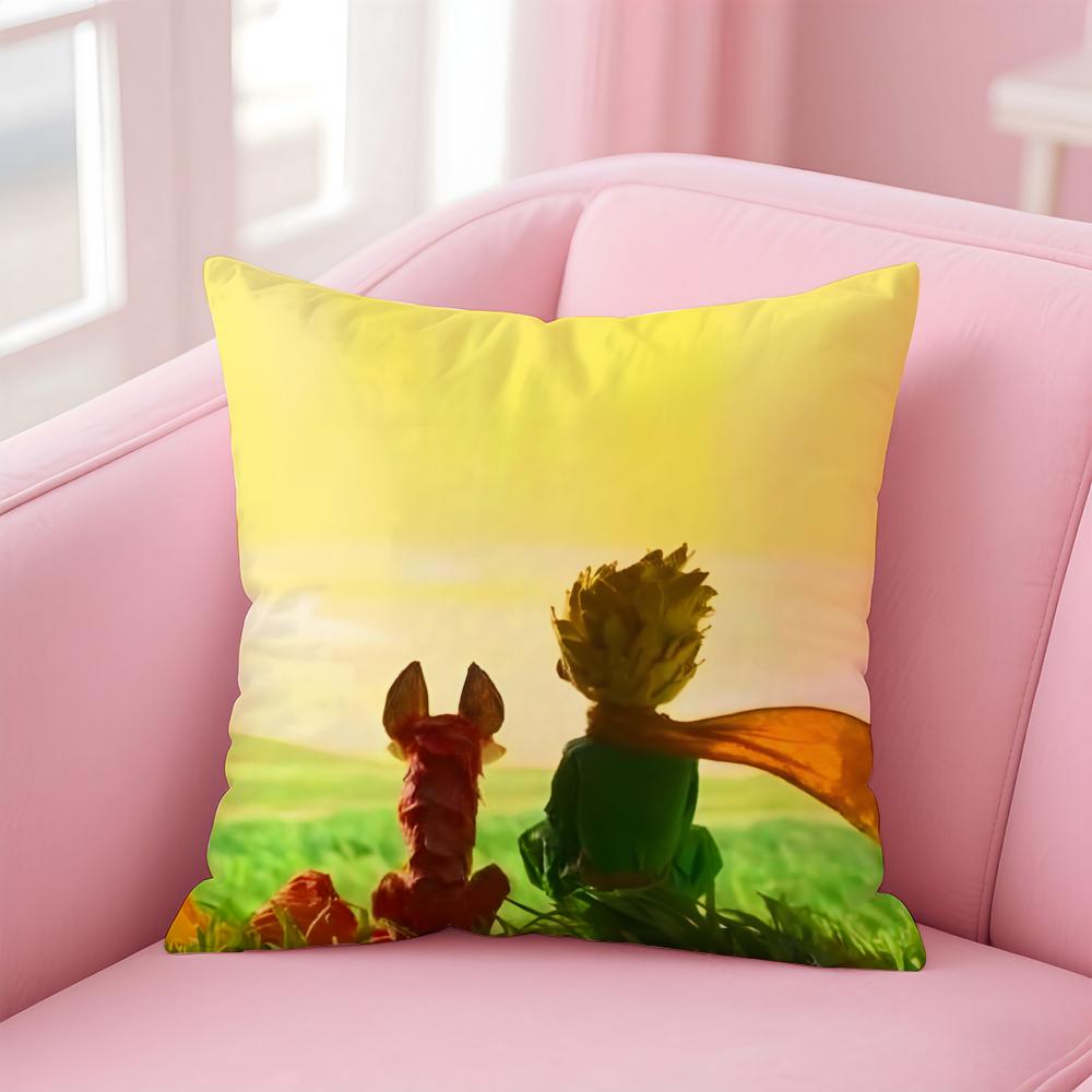 anime T-The L-Little Prince Cushion Cover Comfortable Reversible Pillow Cover Ideal for Car Sofa Bedroom & Beyond