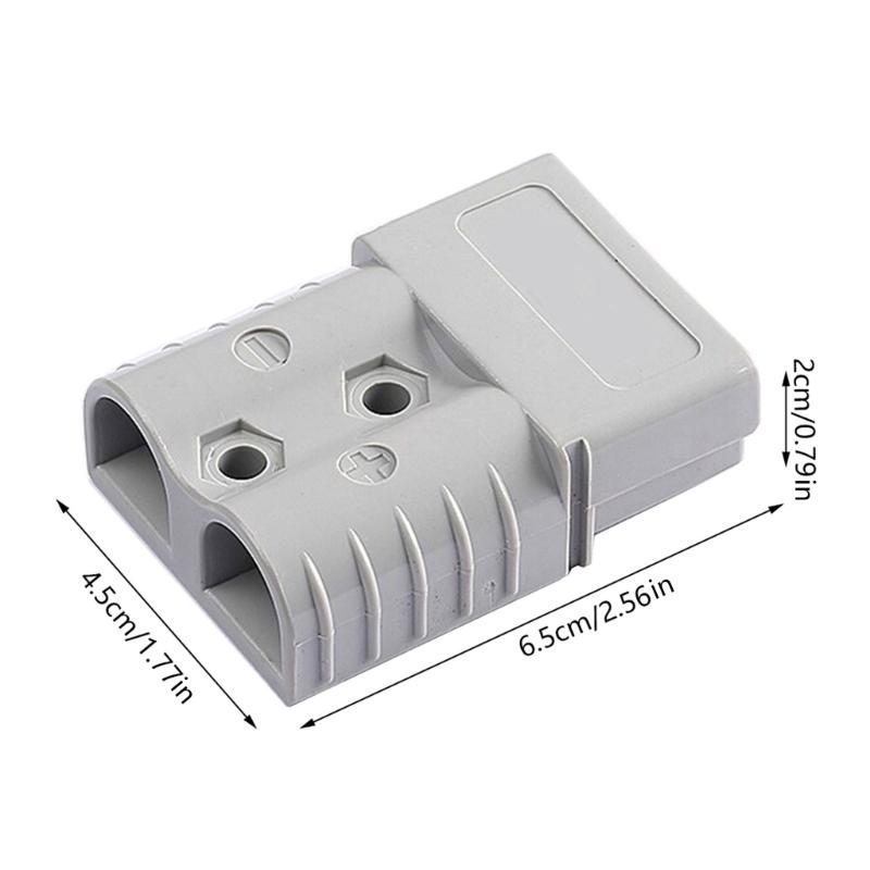 120A 600V SB120 Plug Connector Double Pole with Copper Contacts Anti Dust Cover for Solar Quickly Connect Accessories