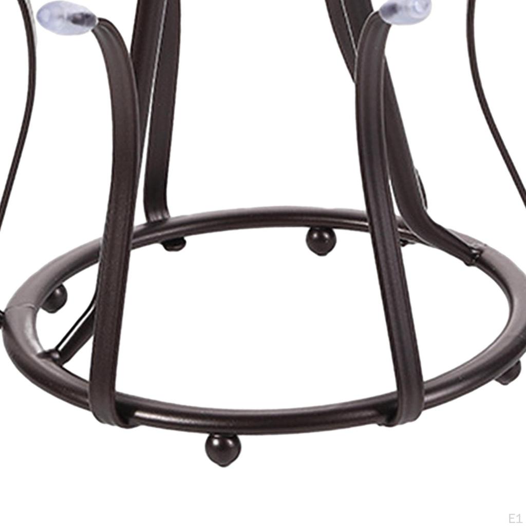 Cup Drying Rack Glass Cups Stand Holder, Multipurpose 6 Holder Iron Mug