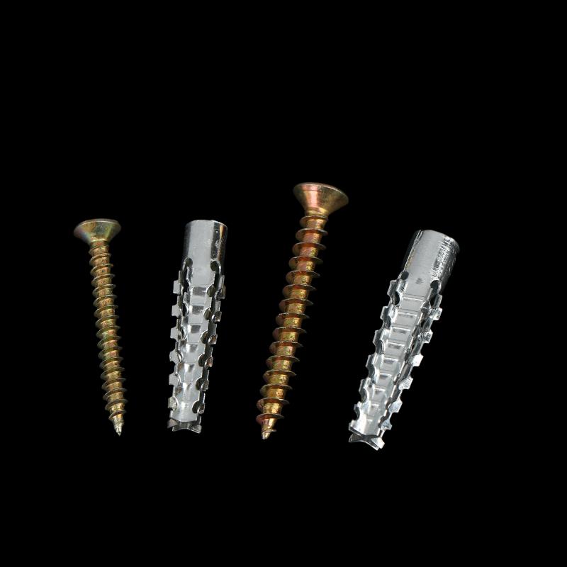 Tubo de Expansión M6/8 Para Paredes Huecas Kit de Tornillos de Expansión Metálicos Tornillos Autorroscantes Tapón de Perforación para Tubos Pernos de Fijación Anclajes