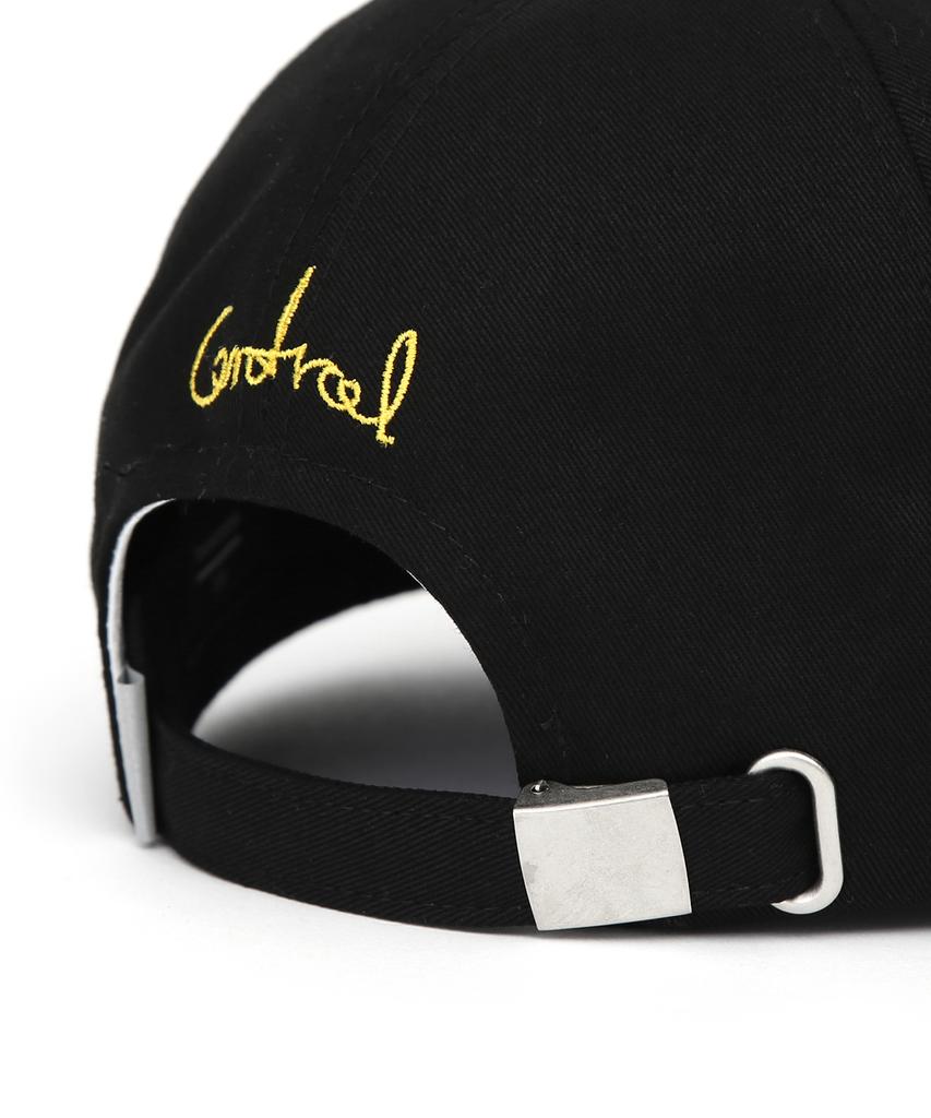 Eondeokeonteulol Cotton Logo Ball Cap Make A Smile / Classic Bb / Black