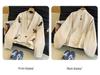 Chic Embroidered V-Neck Women's Jacket - 2025 Autumn Collection, Plus Size, Loose Fit, Short Style