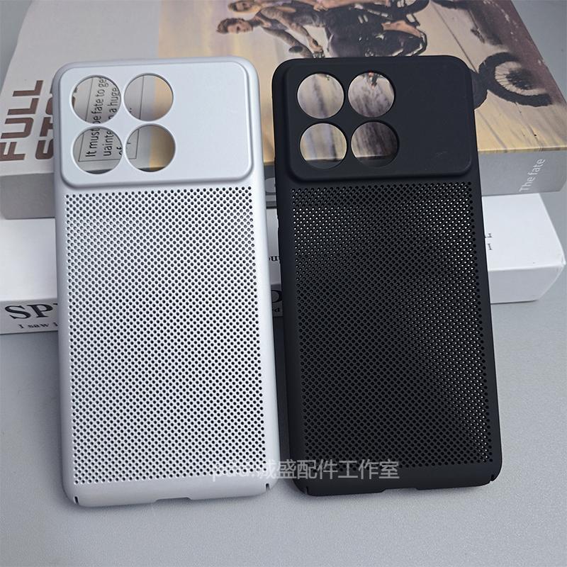 Slim Cooling Case For Poco F6 Pro Case Ultra Thin Hard Back Cover For Xiaomi POCO F6Pro 5G Redmi K70 Heat Dissipation Bumper