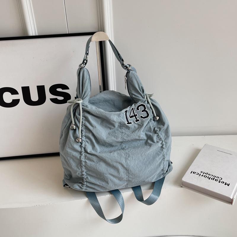 Class Large-capacity Canvas Bag Women's New Versatile Commuter Backpack Tote Bag