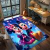 Mickey and Minnie's Romantic Confession Rug Carpet Large Area Rug Non Slip Washable Floor Mat Gamer Room Bedroom Home Decor