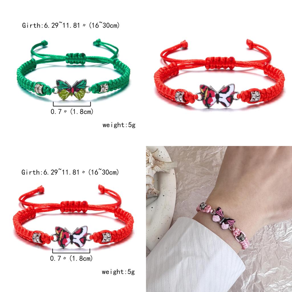 Style Geometric Handwoven Bracelet With Alloy Accents For Gift Giving