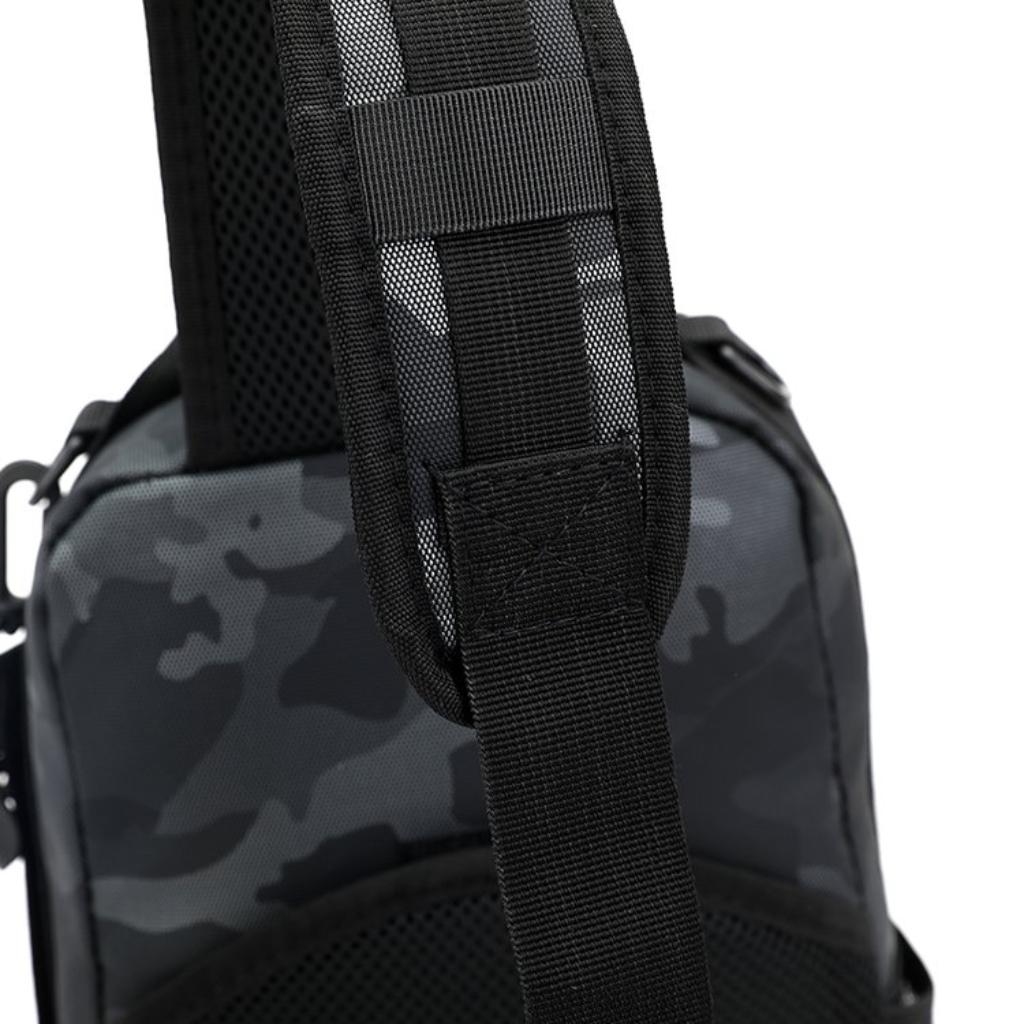 Crossbody Bag Unisex Nylon Multi Pocket Fishing Outdoor