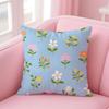 Bold Bright Artistic G-Gerdadzys Floral Pattern Cushion Cover Pillow Case Soft Friendly Fabric & Concealed Zipper