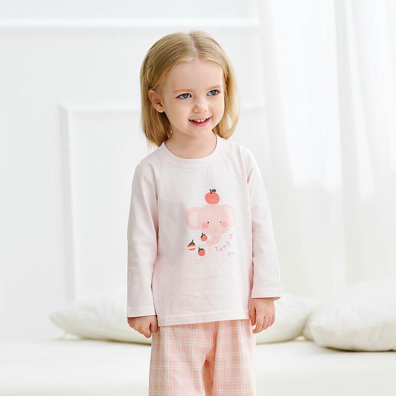 TONGTAI Baby Pure Cotton Long Sleeve Pullover T-Shirt