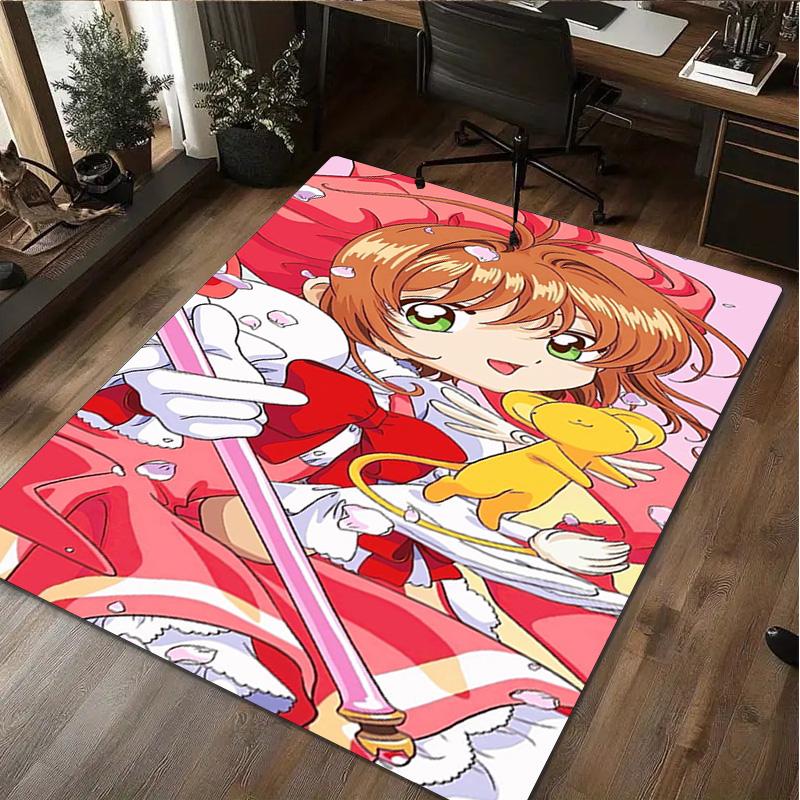 Anime Character Rug Carpet Office Decorative Carpet For Living Room Bedroom Door Mat Floor Rug Computer Chair Area Rug