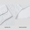 HLA Men's Business Casual Striped Long Sleeve Shirt