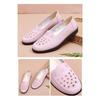 Sandals Summer Breathable Fashionable Hollow Leather Shoes Soft Sole Non Slip Flat Bottom Women's Shoes Perforated Shoes