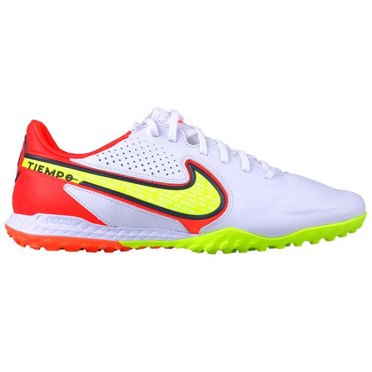 Nike React Tiempo Legend 9 Pro TF Motivation Pack Unisex Sneaker Weiß Leuchtendes Karmesinrot Volt DA1192-176