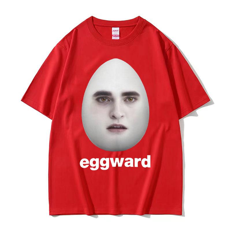 Hot Twilight Eggward Funny Meme T Shirt Edward Cullen Parody Humor Tshirt Unisex Women Casual Summer Cotton Short Sleeve Tshirt S