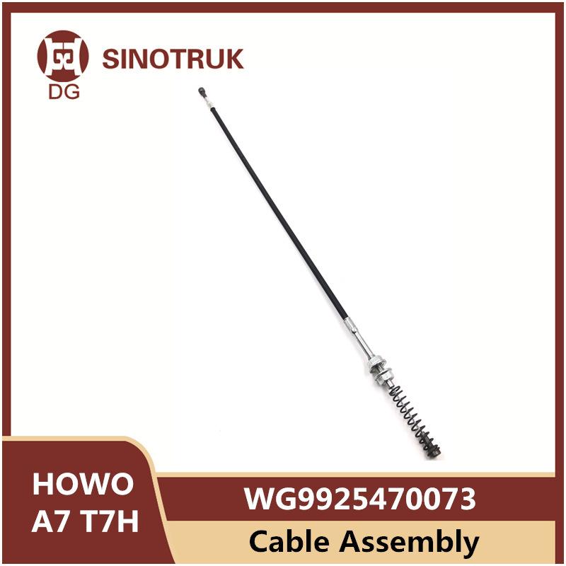 WG9925470073 Cable Assembly For SINOTRUK HOWO A7 T7H Steering Wheel Adjustment Cab Lock Wire Rope Truck Parts