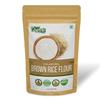 Organic Zing Brown Rice Flour – 454g (Pack of 1) | Gluten-Free Rice Flour for Baking, Cooking & Tortillas | Resealable Pack