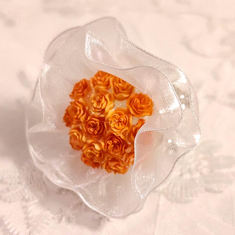 

1 шт. Роза Ручной цветок для куклы Сделай сам Ручной работы Букет из бусин Элегантный Маленький букет Сделай сам Украшение 14 цветов