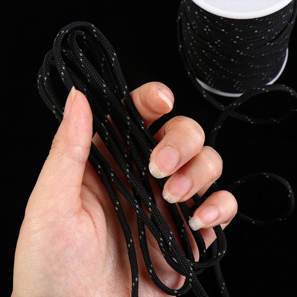 Lanyard Tent Lanyard Strap Reflective Tent Rope Reflective Paracord Umbrella Rope Parachute Line