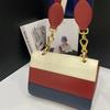 [Pre-Owned] Queen Margaret Multicolor Leather Bee Embellished Crossbody Bag - Excellent #1K1R29Q