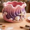 Flexible Tint Curved Silicone Mold for Resin Jewelry Making Crafting Nonstick Perfect for Greenery and Decorative Holder