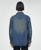 Minav Stonewashed Denim Shirt Jacket [Rusty Blue]