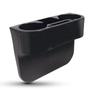 Dual Cup Holder with Phone Holder Seat Gap Organizer for Universal Fit Cars Front Seat ABS Material Storage Box