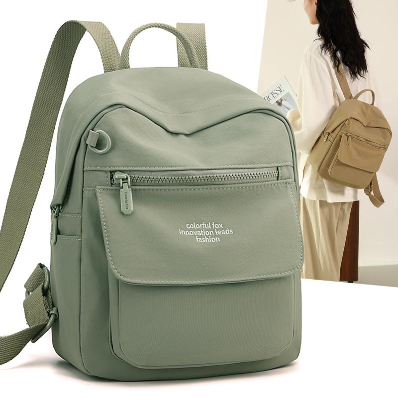 Zaino impermeabile in nylon da donna - Daypack leggero ad alta capacità per scuola, lavoro e viaggi