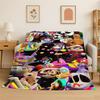 Cartoon Amizing Digtal Circus Pomni Soft Flannel Throw Blanket,Cozy Blanket for Bed,Couch,Sofa,Bedroom,Living Room,Picnic Kid