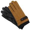 Sankyo Shokai Men's Leather Gloves, Cold Weather, Smartphone Compatible, Hand Stitched: Camel