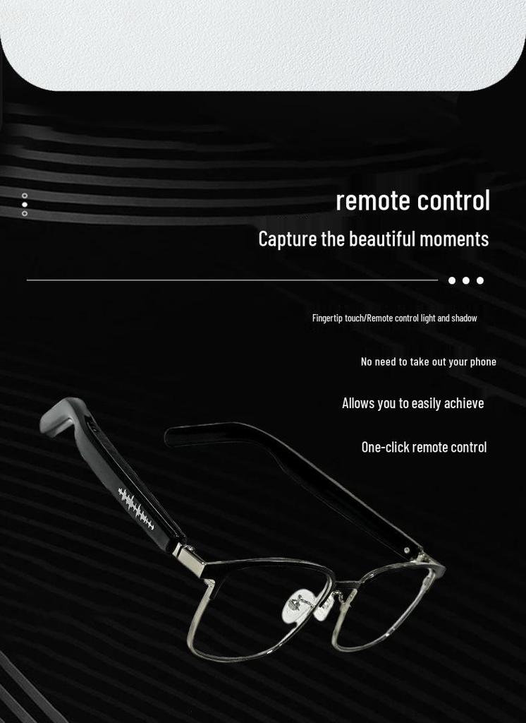 AI Translation Smart Bluetooth Glasses GT06: Noise-Reduction Calls, HD Sound for Music, & Photochromic Lenses