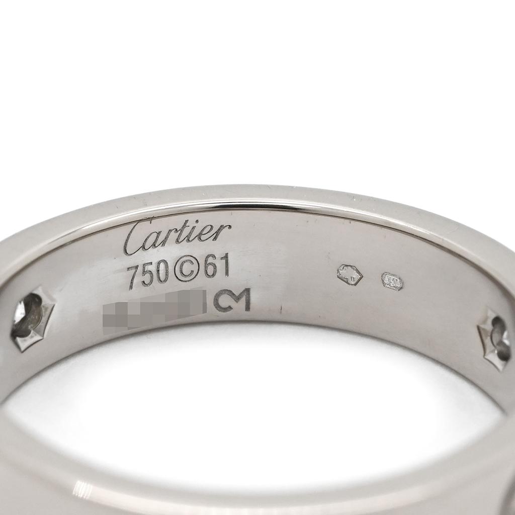 Cartier B4032500 Love Love Ring Half diamondRing Ring K18WG/diamond #20(JP Size) Array