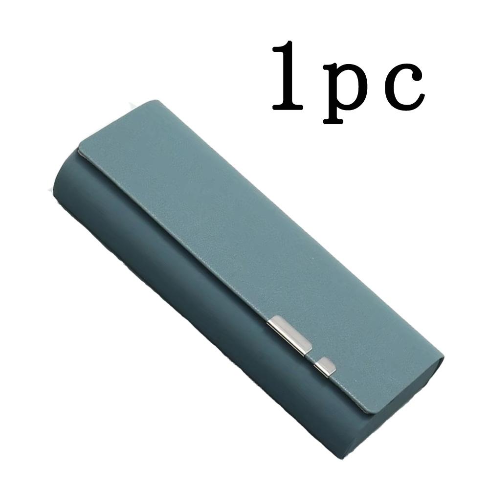 1pc Glasses Box  Portable Anti-stress PU Sunglasses Case Glasses Storage Box Eyeswear Accessories Box