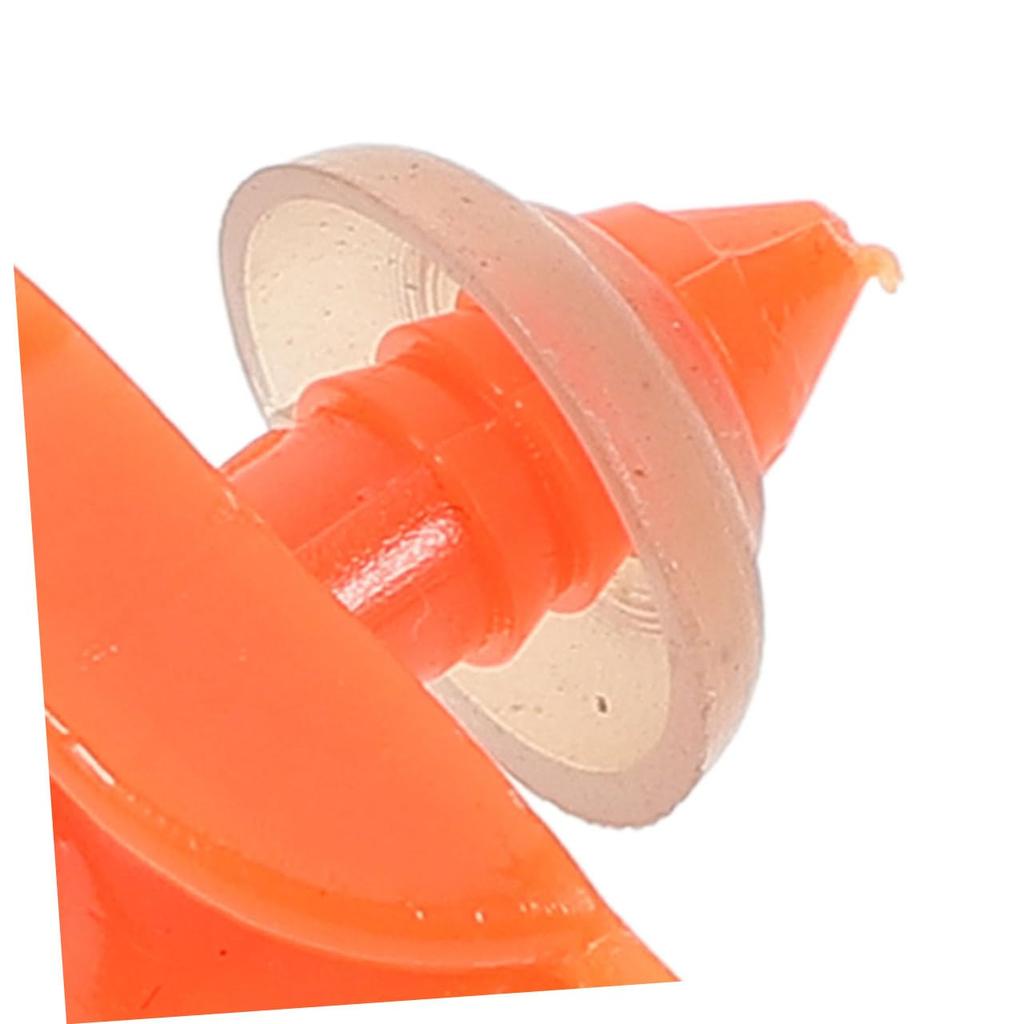 NUOBESTY Duck Beak Parts, 30-Pack. Replacement plastic beaks for dolls and stuffed animals. Easy to attach and assemble. Orange. 3x2.5x1cm.