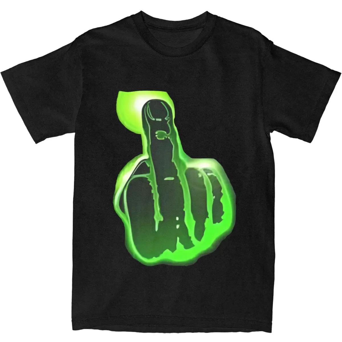 Men International Friendly Gestures Tshirts Green 100 Cot... XXL