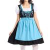 Women's Vintage Dress Solid Color Patchwork Cosplay Dresses
