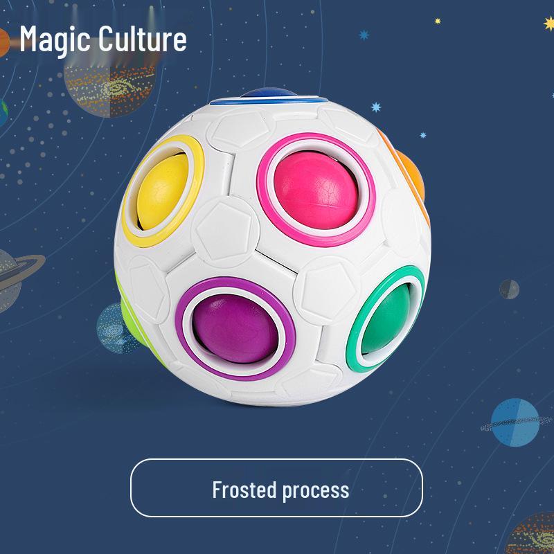 

Серия «Радужный шар»: 8, 12, 20 отверстий Развивающие забавные игрушки для детей 8-Hole Rainbow Ball (Paper Box)