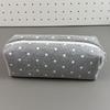 Polka Dot Pencil Case Portable Small Pouch for Students Women Makeup Bag