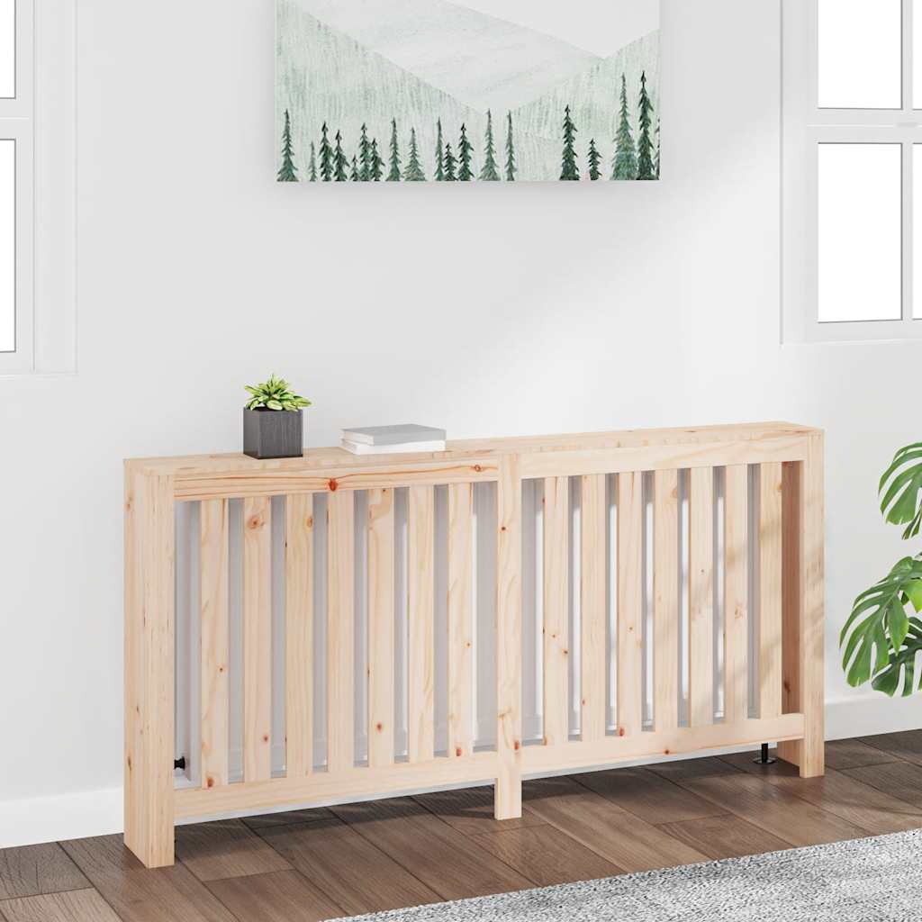 Vidaxl Radiator Cover, 169X19X84 Cm, Solid Pine Wood