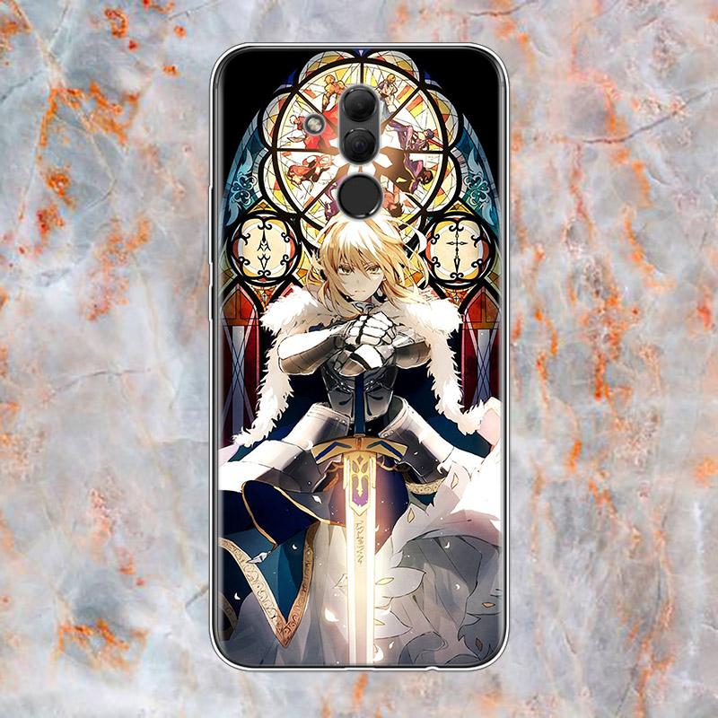 Fate Zero Stay Night For Huawei Mate 40 30 20 20X 10 RS P Smart 2021 2020 Z S Pro Plus Lite 2019 Phone Case Shell