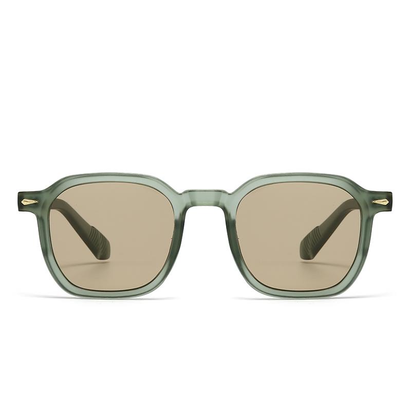New European and American Male Aviator Glasses Retro Round Frame Sunglasses Cross-Border Spot Female 6109